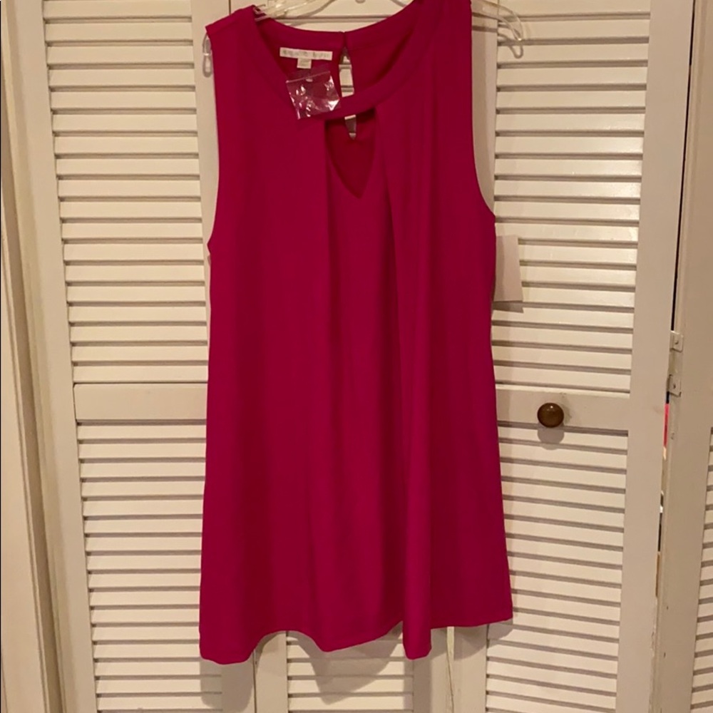 Hot pink dress